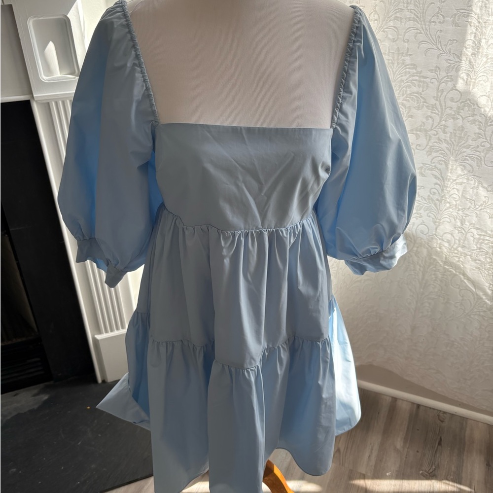 Amanda Uprichard Sky Blue Dress